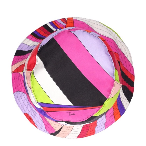 EMILIO PUCCI REVERSIBLE SILK BUCKET HAT - Picture 5 of 6